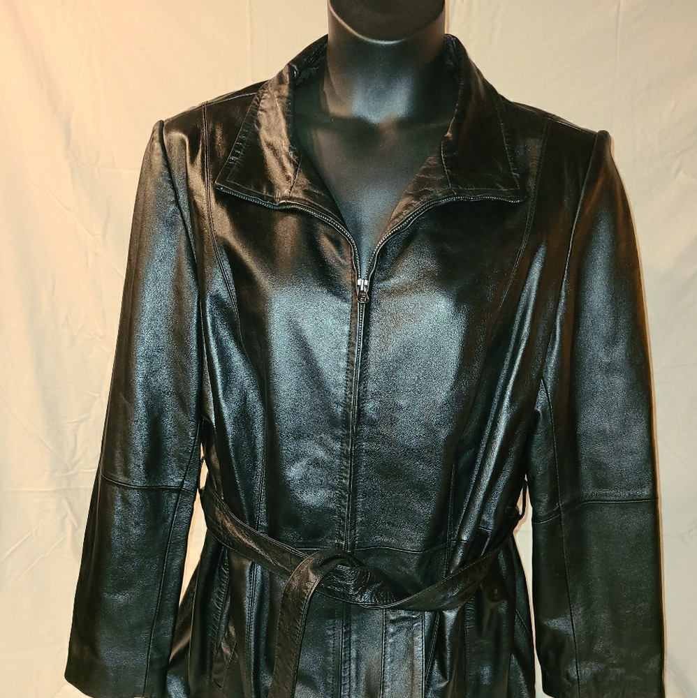 Soft leather jacket